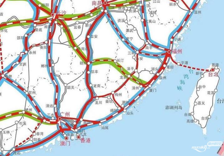中长期高速铁路网规划(梅州).jpg图片